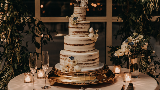 Wedding cake, wedding candles