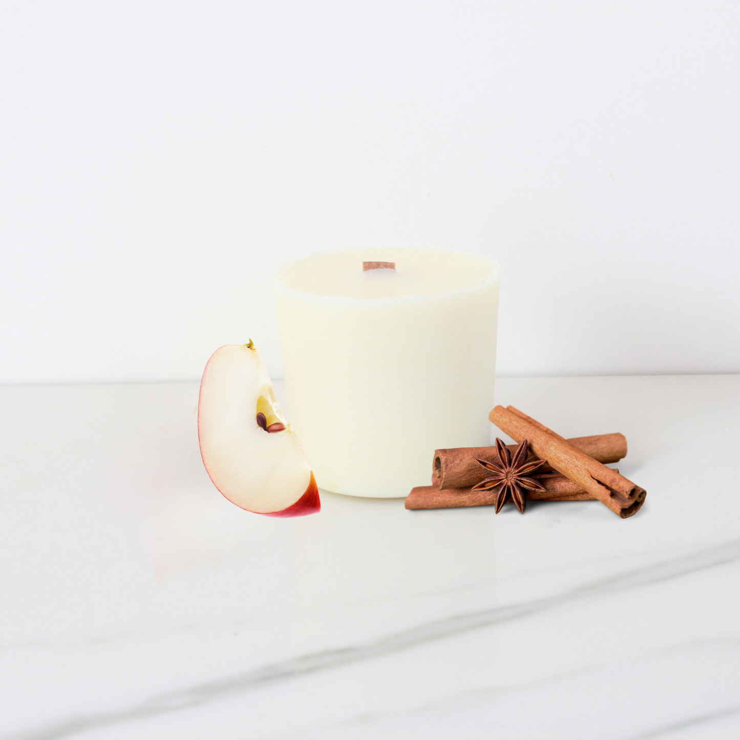 Autumn Orchard Candle Refill with Fruity Apple and Orange Notes – Hideaway Home Fragrances