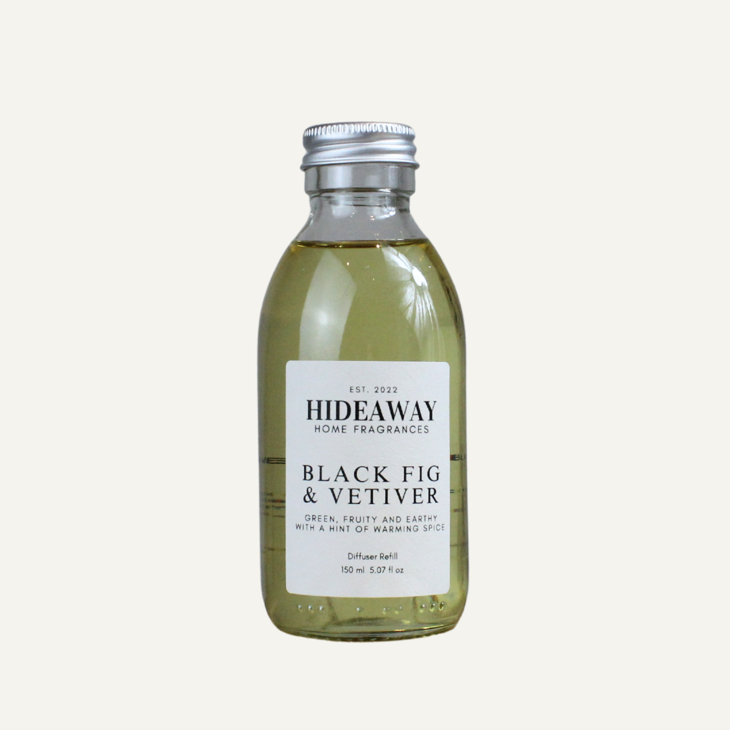Luxury Black Fig & Vetiver Diffuser Refill – Rich Sophisticated Grounding Aroma with Citrus, Clove, and Cedarwood | Hideaway Home Fragrances