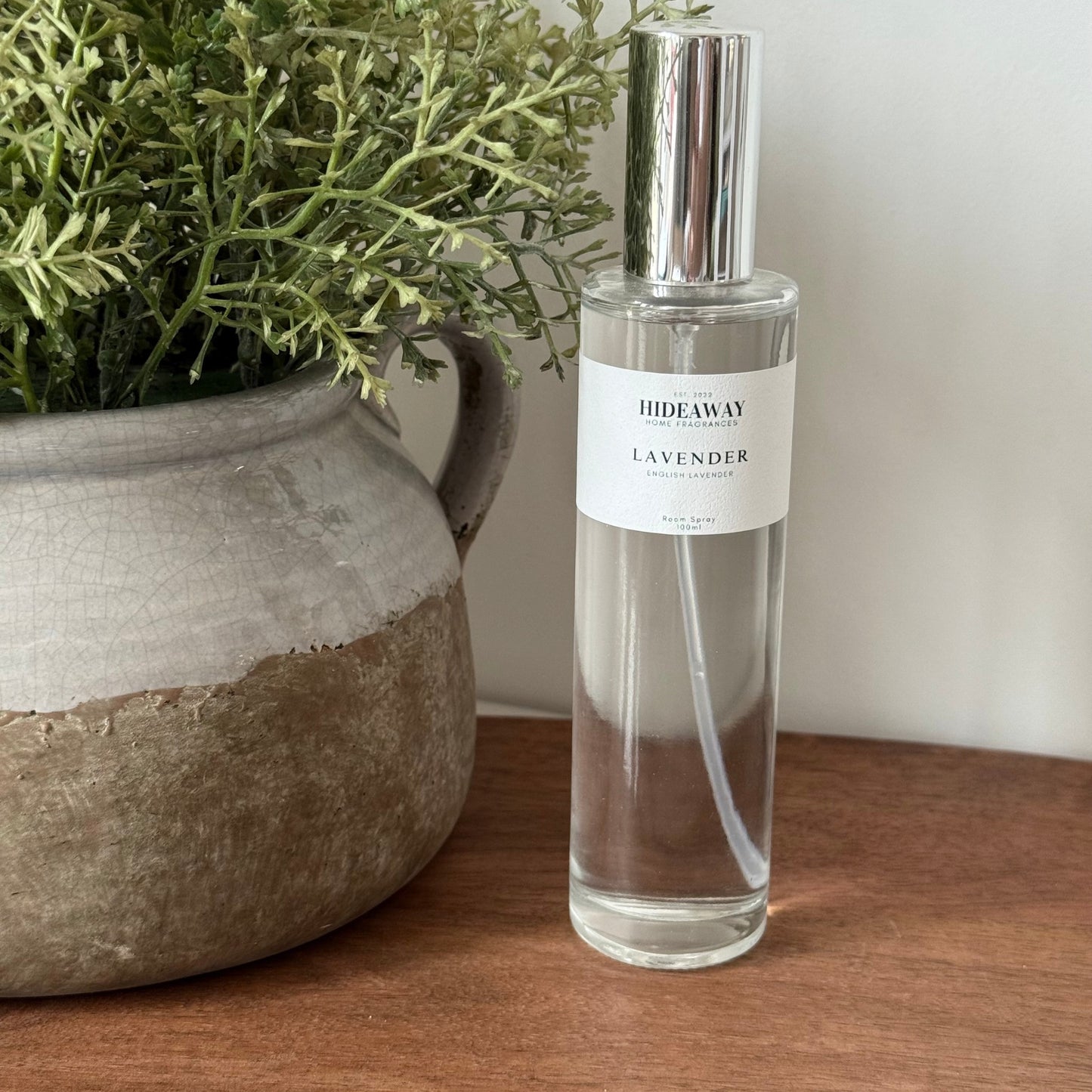 Lavender Room Spray bottle with English lavender scent - Hideaway Home Fragrances