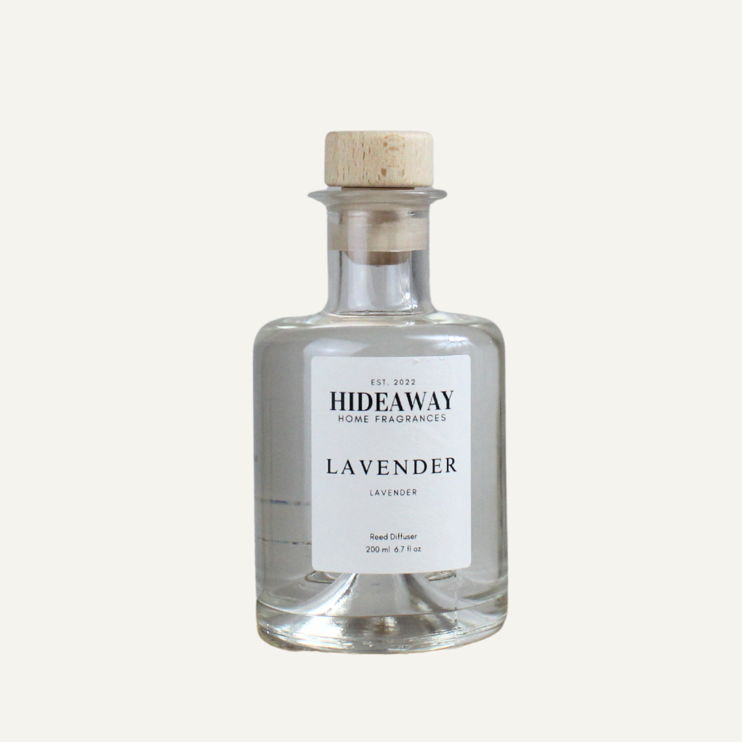 Luxury Lavender Diffuser – Soothing Restorative Elegant Aroma for Calm and Relaxation | Hideaway Home Fragrances
