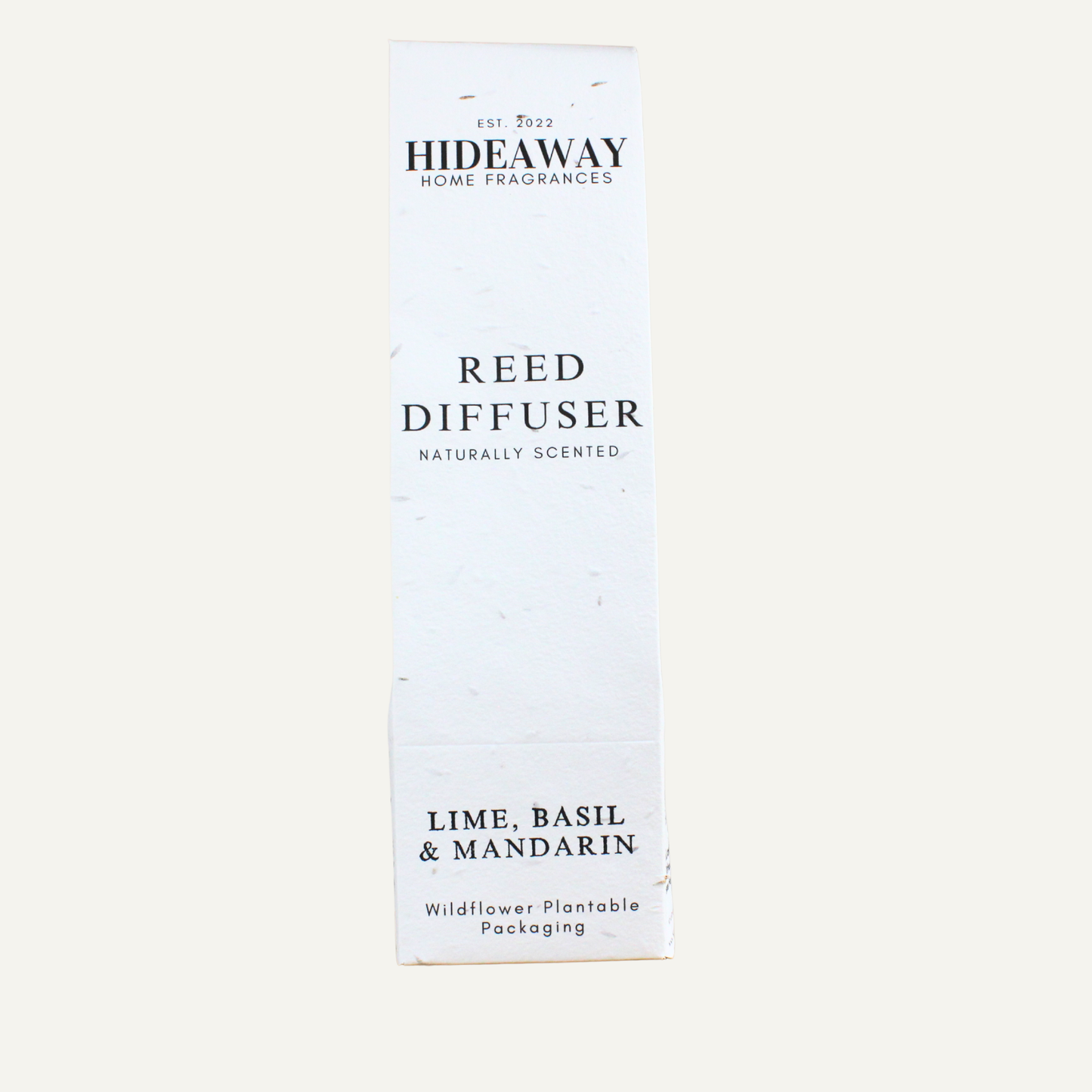 Refined Lime Basil and Mandarin Diffuser – Fresh Uplifting Invigorating Blend of Citrus and Herbs | Hideaway Home Fragrances