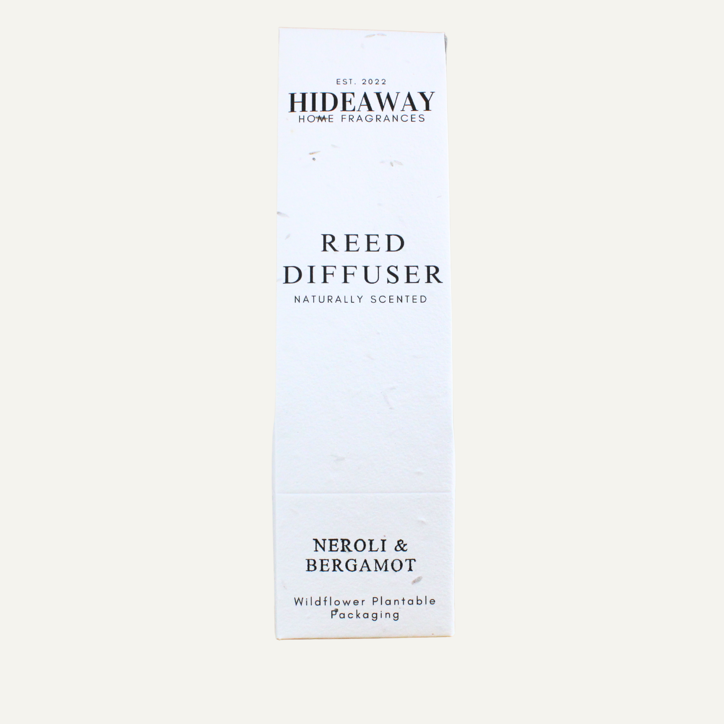 Refined Neroli and Bergamot Diffuser – Uplifting Energising Refreshing Blend of Citrus, Floral, and Herbal Notes | Hideaway Home Fragrances