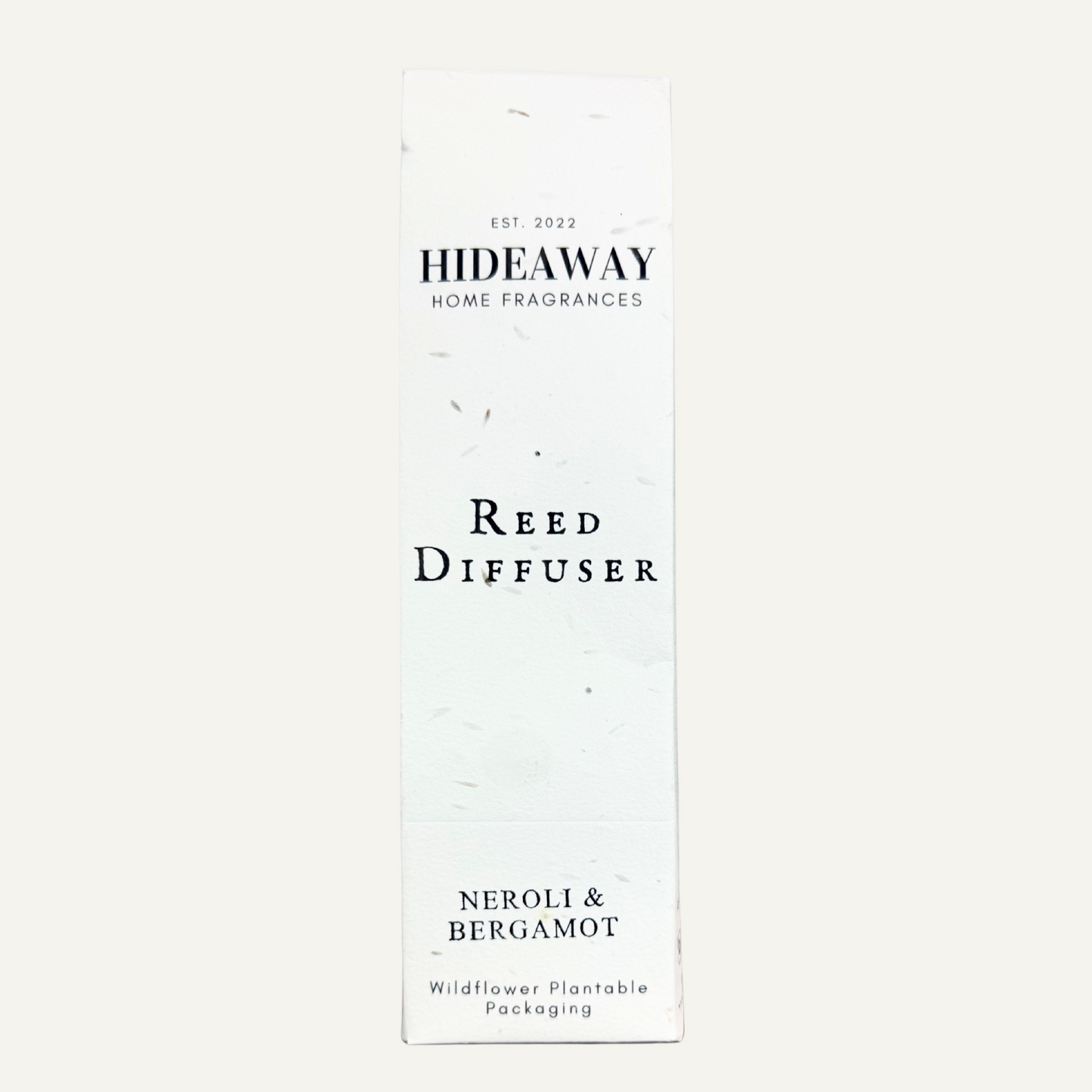 Elegant reed diffuser blend with neroli, petitgrain, and vetiver – Hideaway Home Fragrances