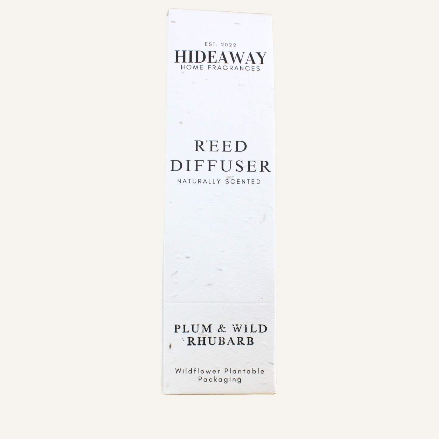 Refined Plum and Wild Rhubarb Diffuser – Juicy Tart Uplifting Blend of Sun-Ripened Fruit and Soft Woods | Hideaway Home Fragrances
