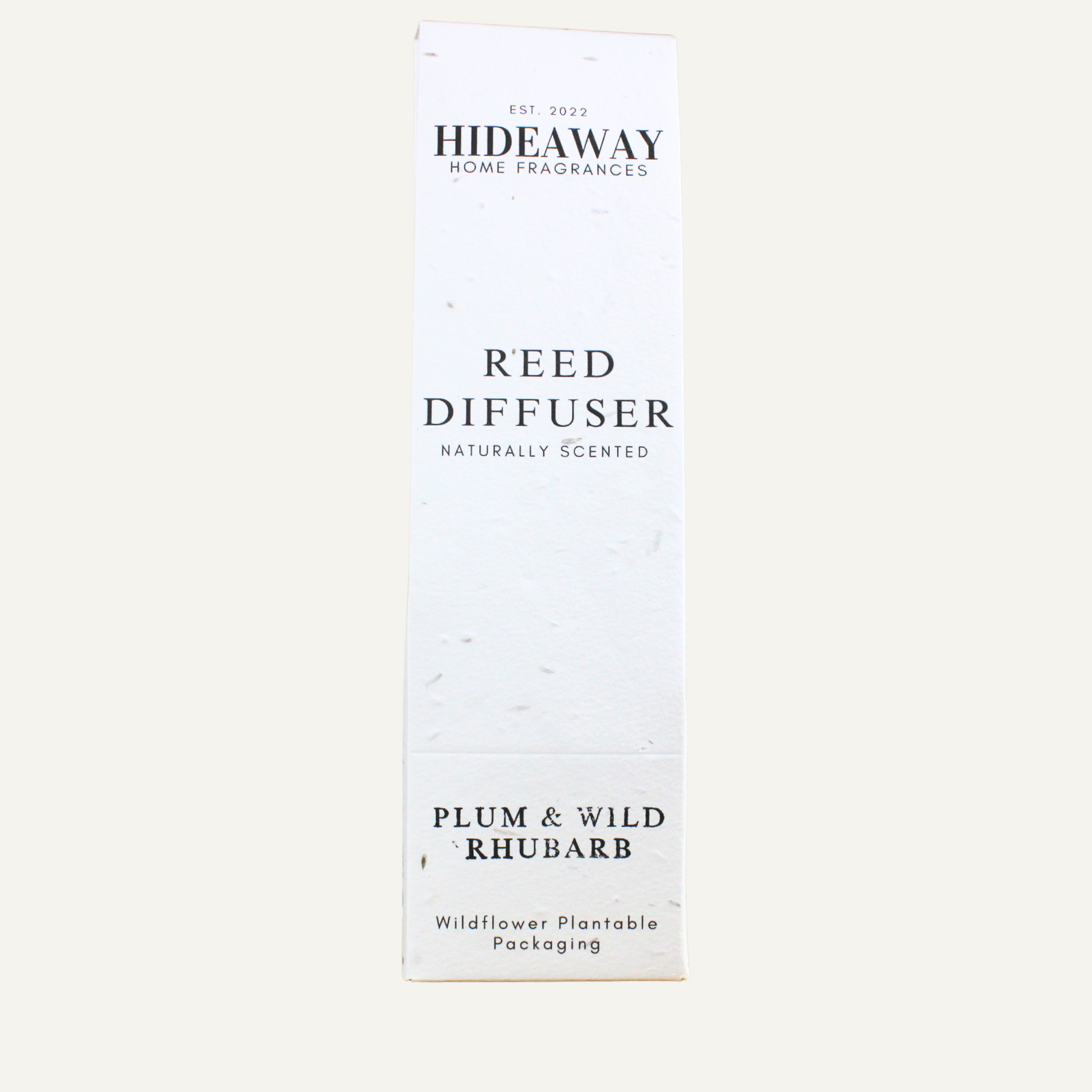 Refined Plum and Wild Rhubarb Diffuser – Juicy Tart Uplifting Blend of Sun-Ripened Fruit and Soft Woods | Hideaway Home Fragrances
