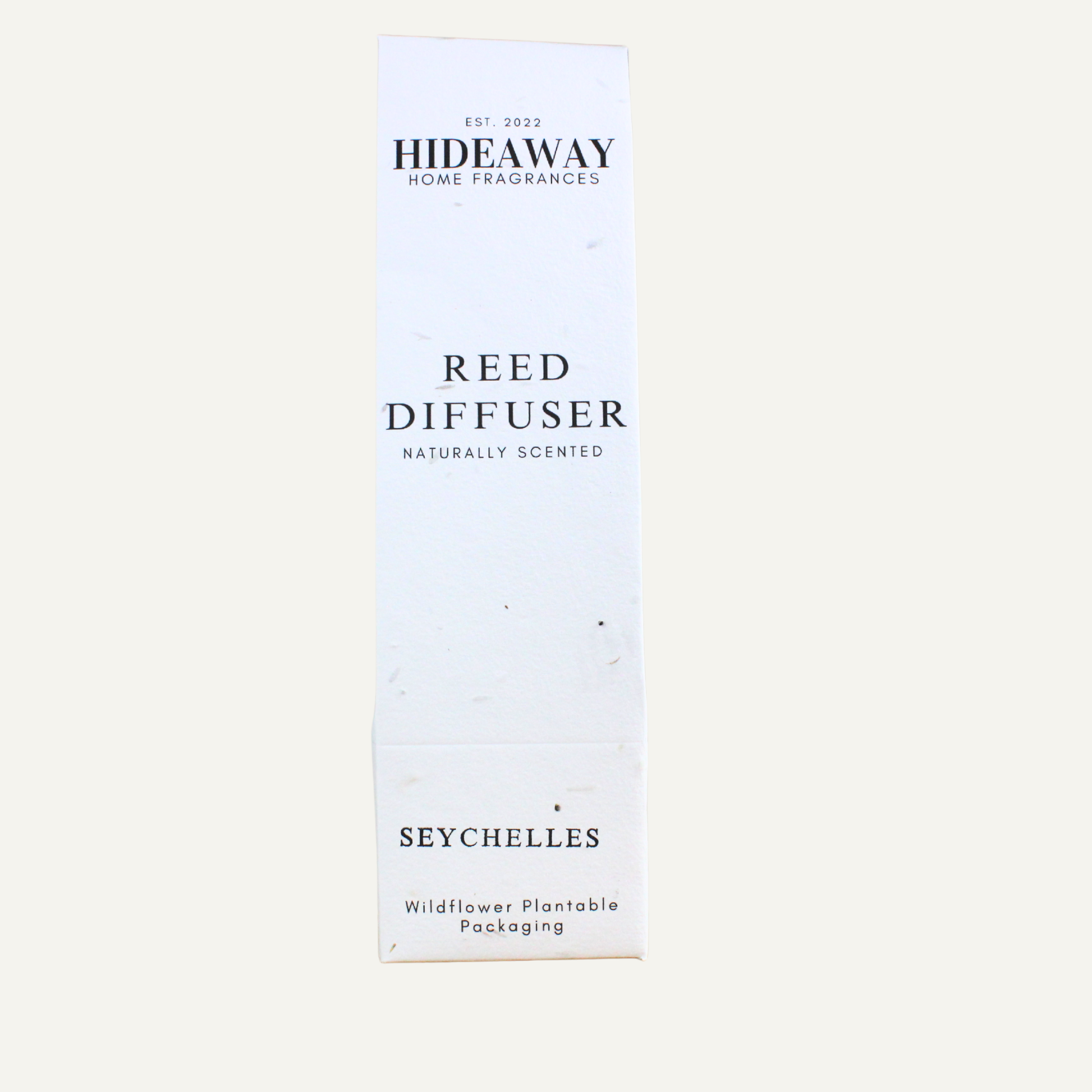Refined Seychelles Diffuser – Citrusy Tropical Soothing Blend of Sweet Orange, Almond, and Coconut | Hideaway Home Fragrances