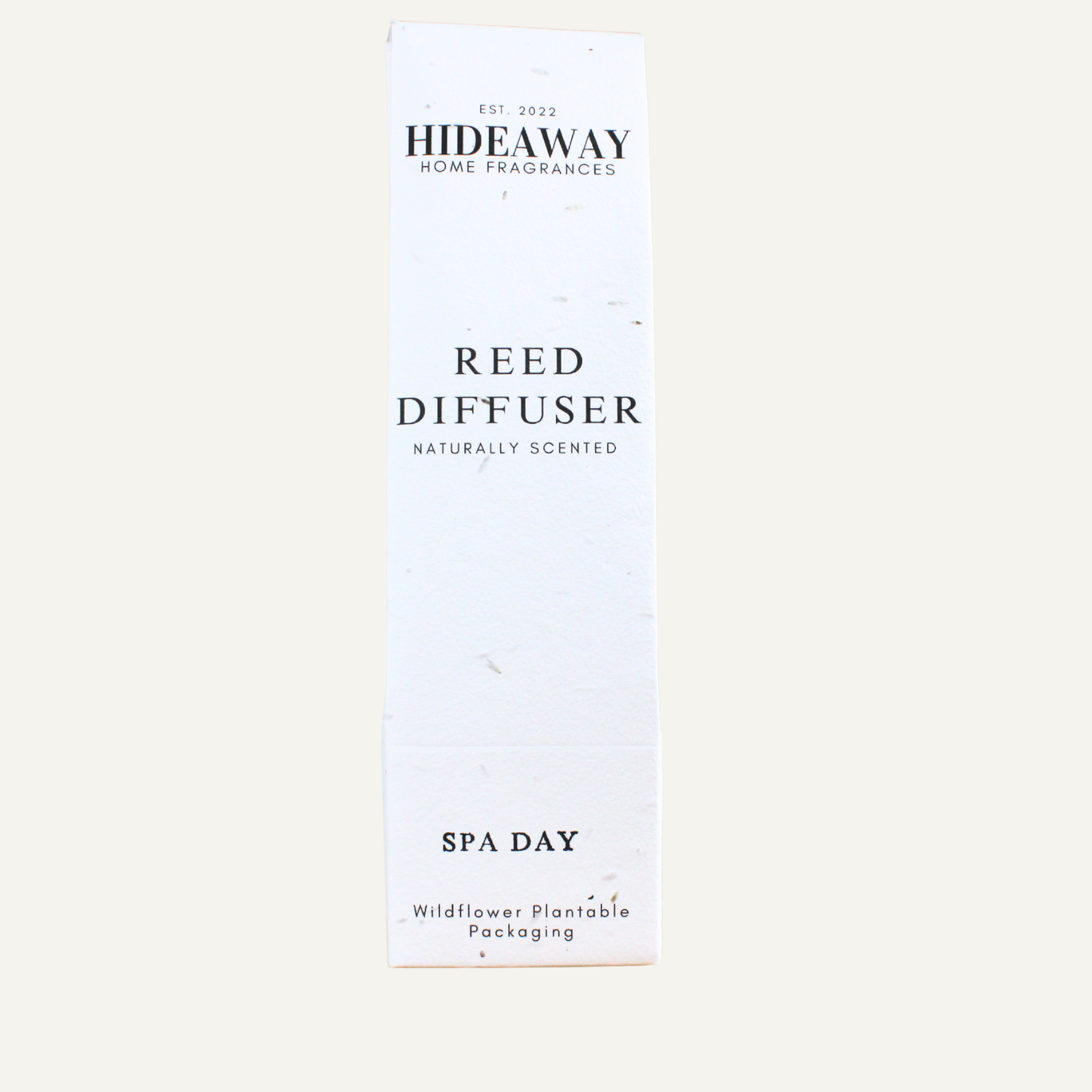 Refined Spa Day Diffuser – Fresh Herbal Calming Home Fragrance with Eucalyptus, Sea Salt, and Amber Base | Hideaway Home Fragrances