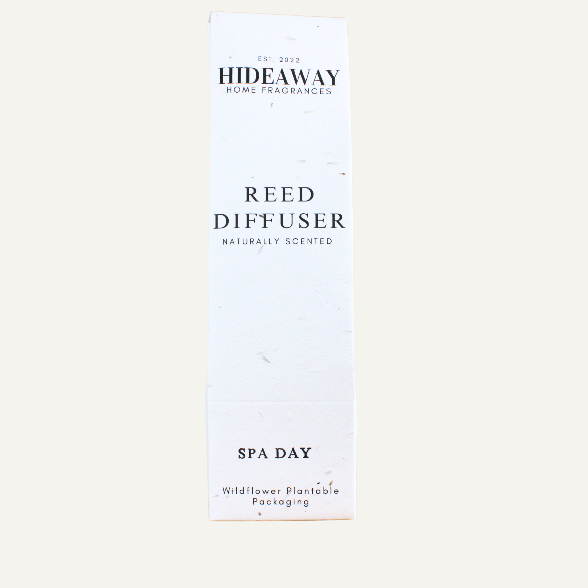 Refined Spa Day Diffuser – Fresh Herbal Calming Home Fragrance with Eucalyptus, Sea Salt, and Amber Base | Hideaway Home Fragrances