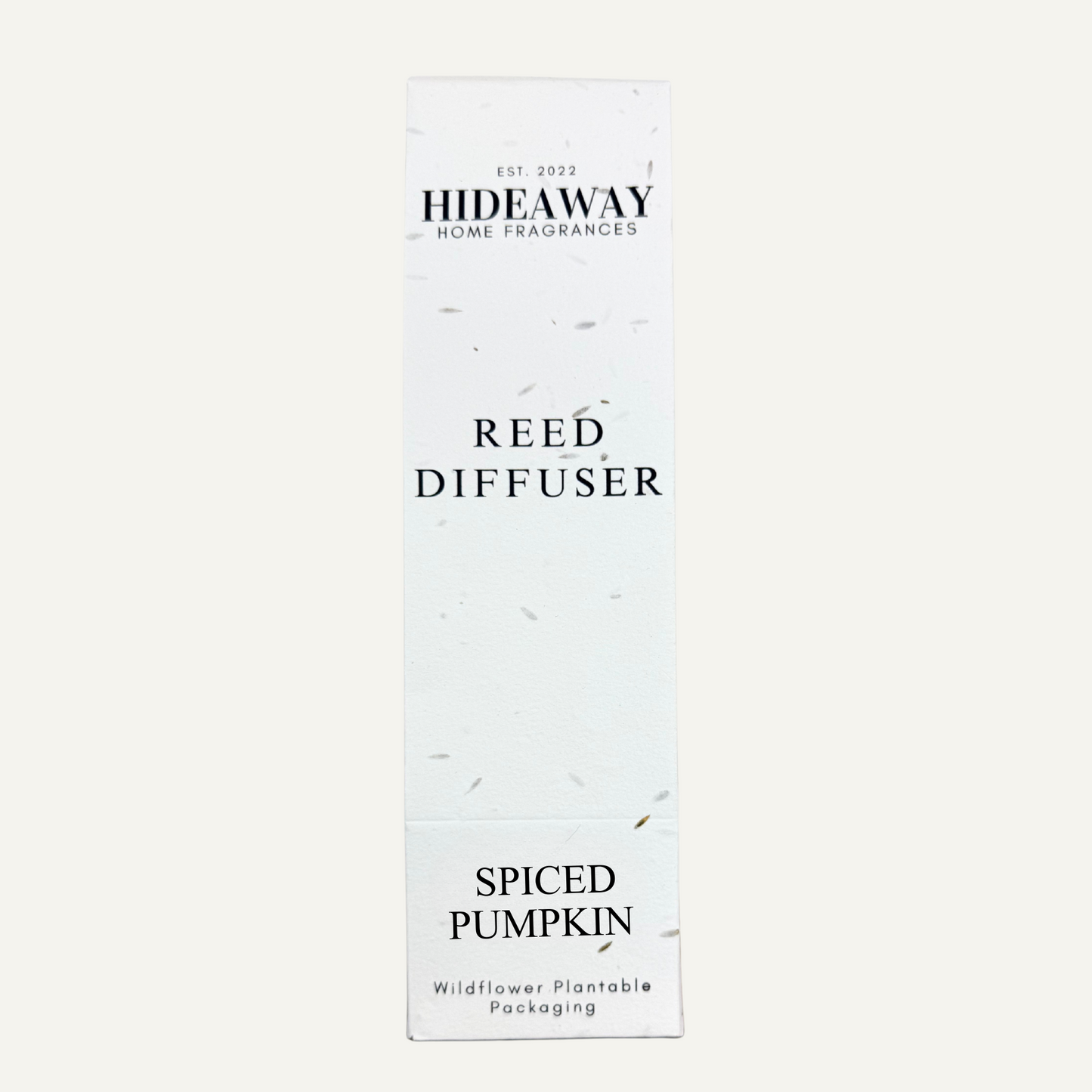 Inviting Pumpkin Spice Reed Diffuser with Seasonal Warmth and Autumn Flavours – Hideaway Home Fragrances