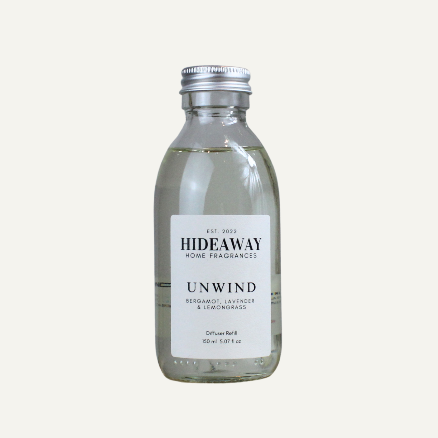 Luxury Unwind Diffuser Refill – Refreshing Calming Uplifting Aroma with Essential Oils for Focus and Relaxation | Hideaway Home Fragrances