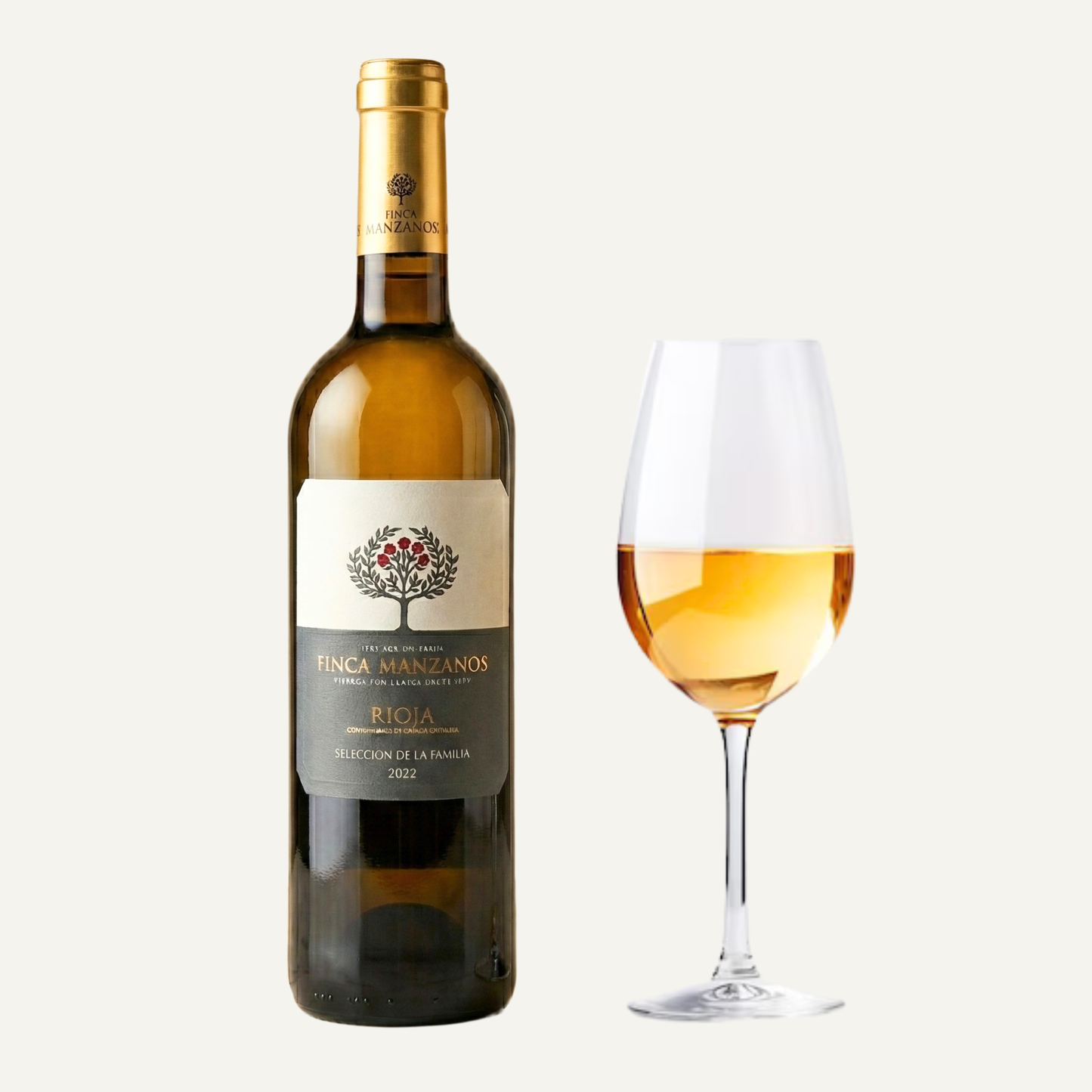 Finca Manzanos Rioja Blanco 75cl, fresh and vibrant Spanish white wine perfect for seafood or chilled sipping