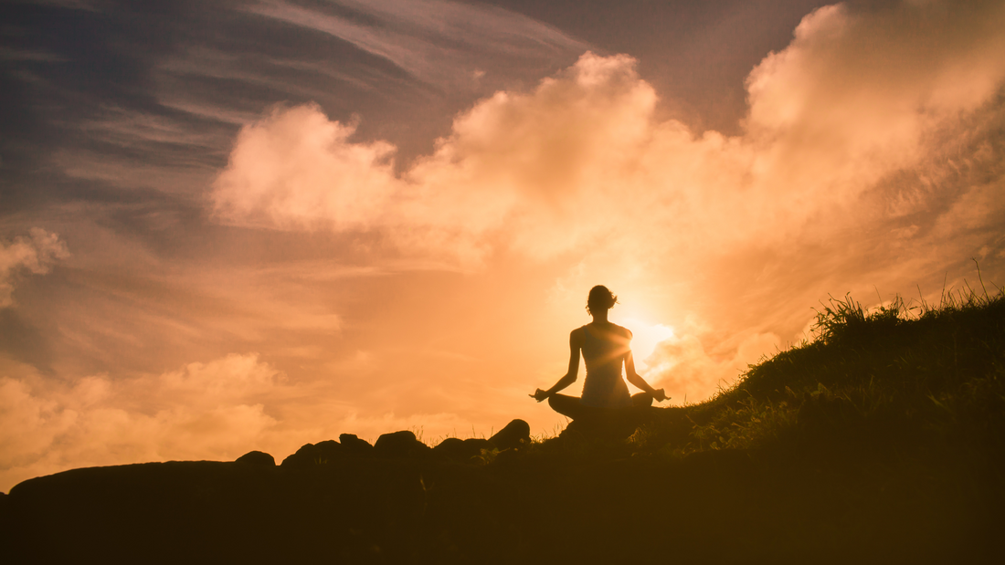 Image of meditating for World Meditation Day