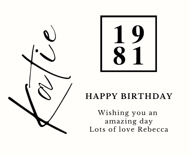 Close up of personalised birthday milestone luxury reed diffuser elegant gift for men or women - Hideaway Home Fragrances