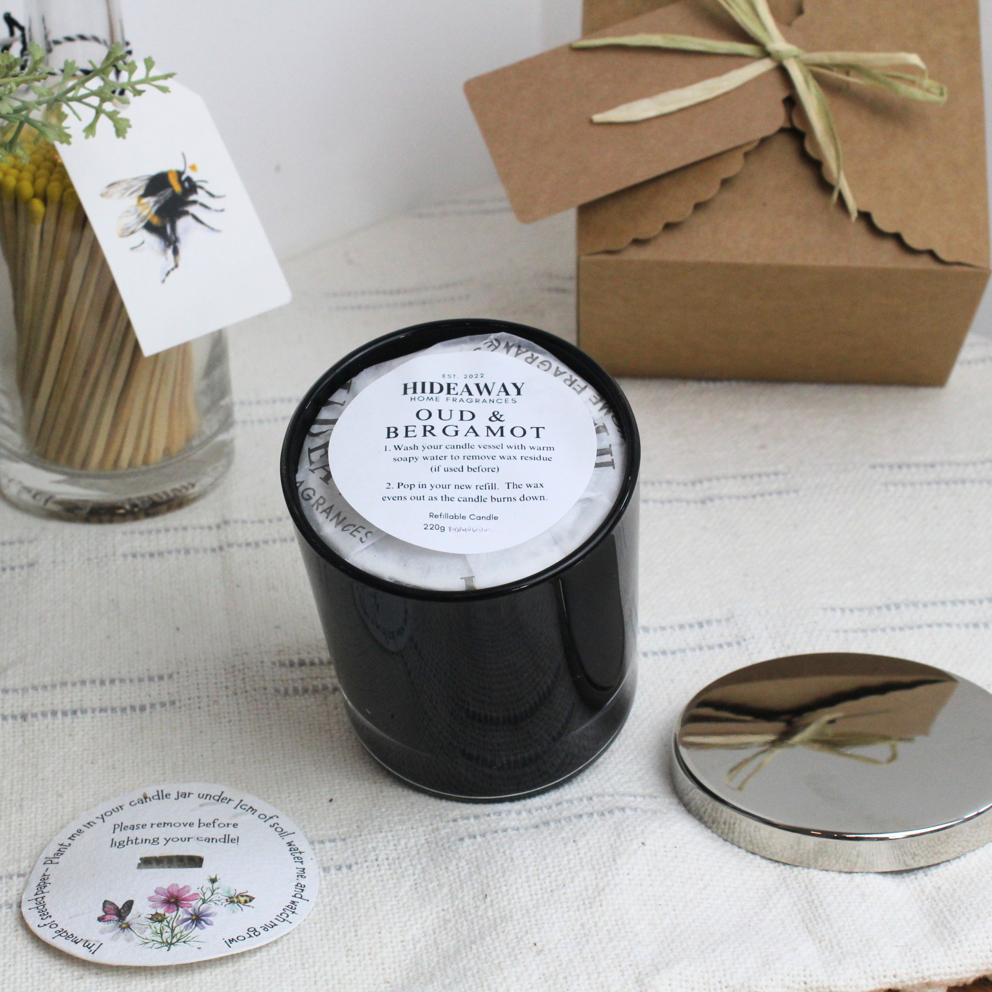 Eco-friendly candle refills – sustainable way to enjoy your favourite fragrance again and again - Hideaway Home Fragrances
