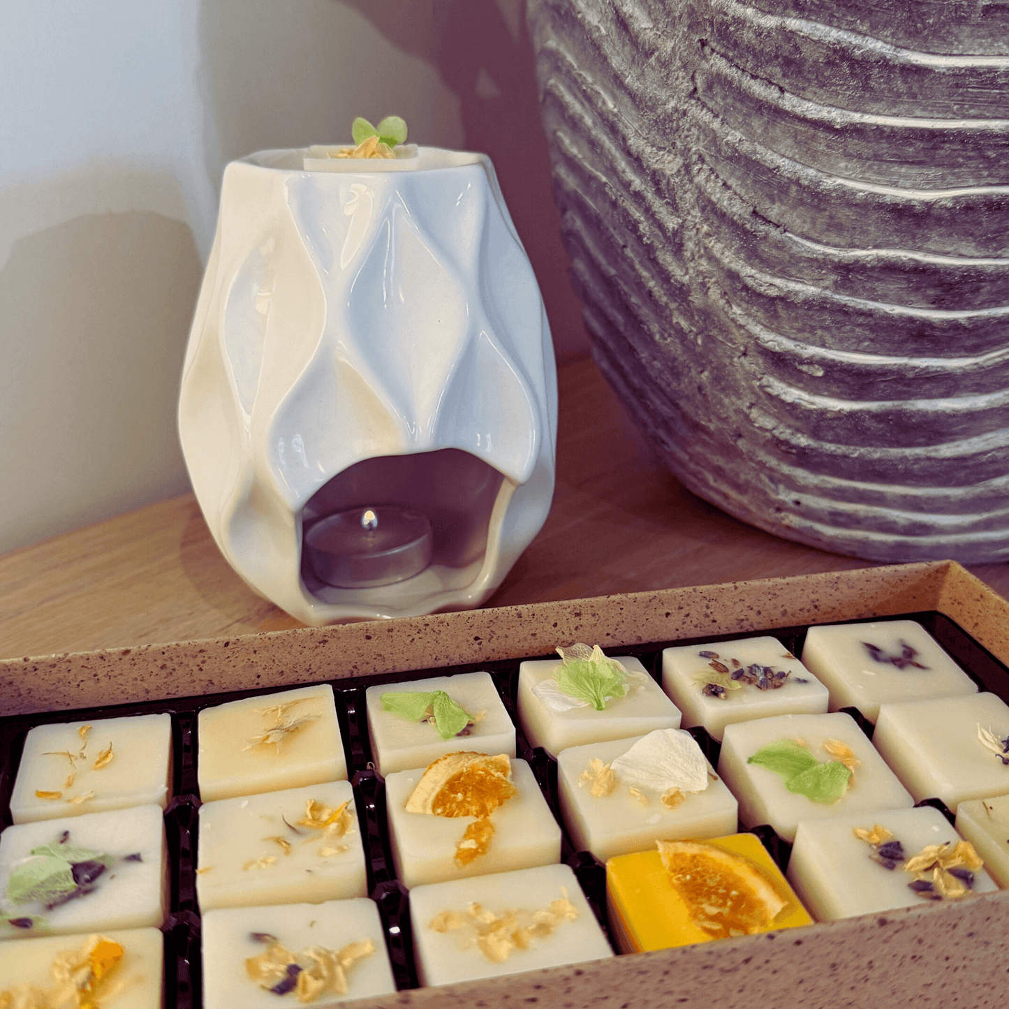 Luxurious soy wax melt collection for exploring 18 unique scents - Hideaway Home Fragrances