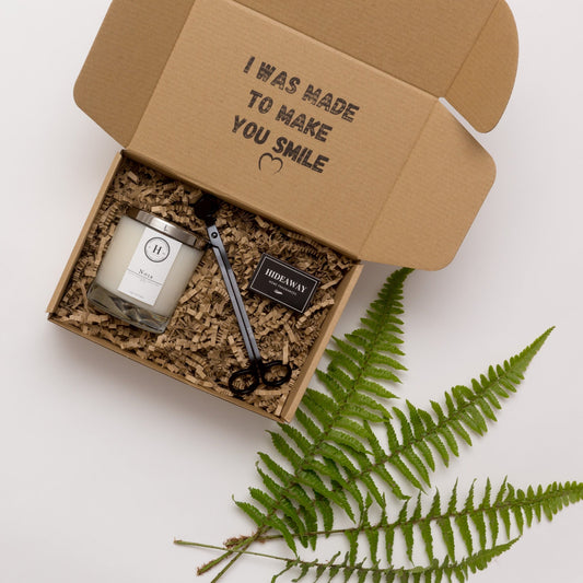 A Stylish Sustainable Gift Box - Hideaway Home Fragrances