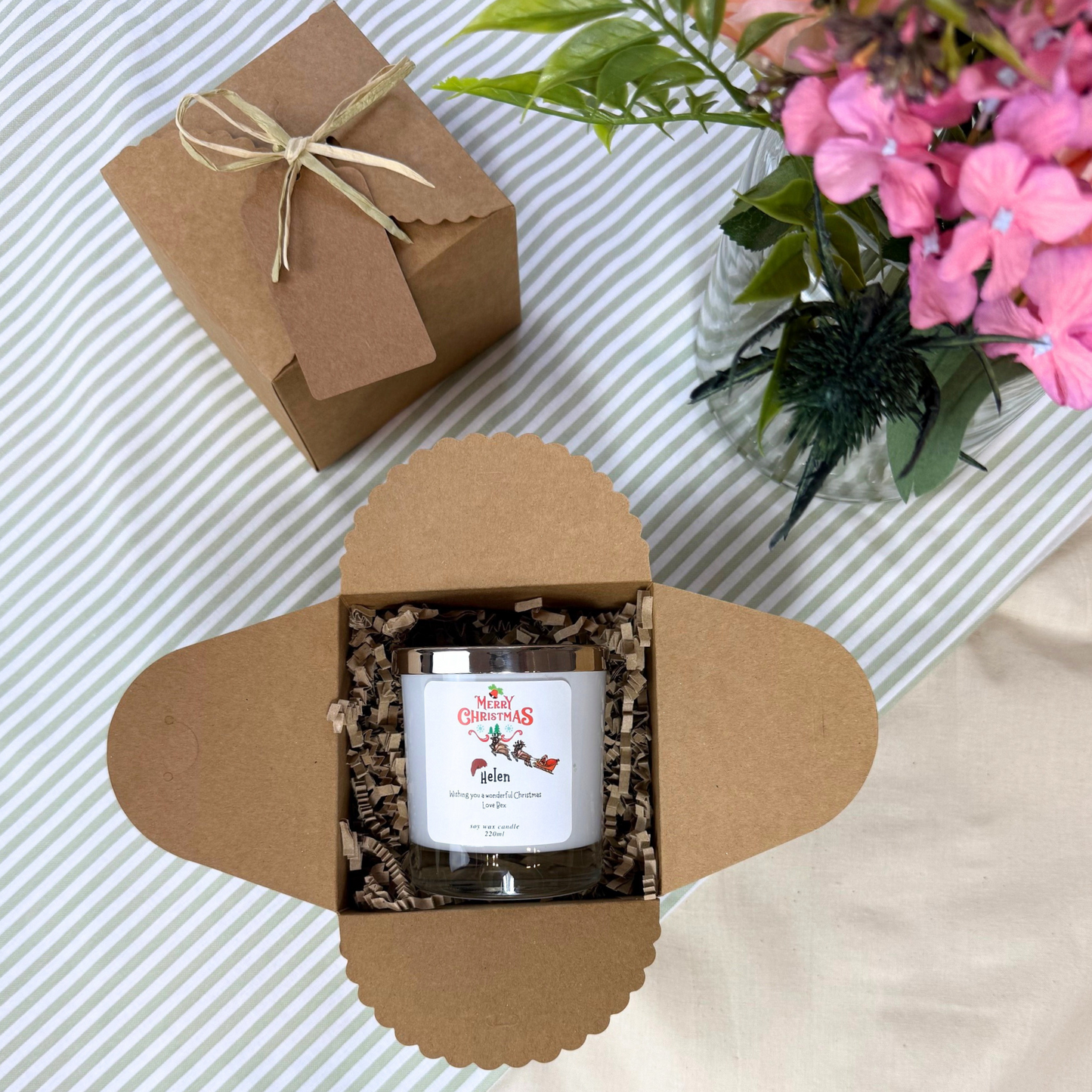 A Special Merry Christmas – Personalised Candle Gift