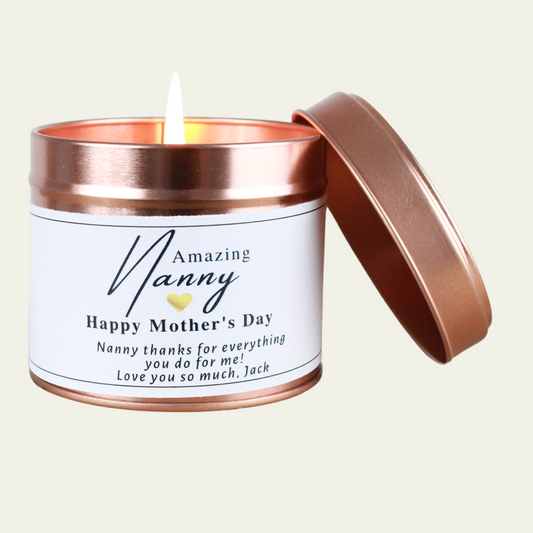 Amazing Nanny Mothers Day Candle Gift - Hideaway Home Fragrances