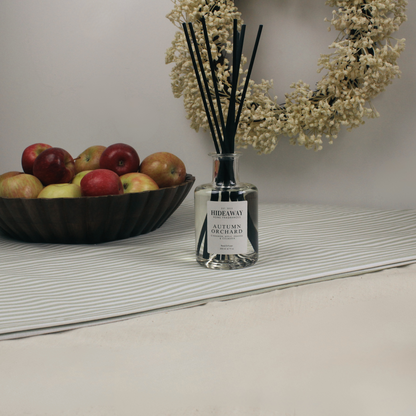 Autumn Orchard Reed Diffuser with Fruity Apple and Orange Notes – Hideaway Home Fragrances