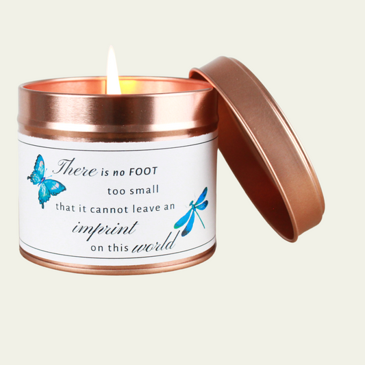 Baby Loss Gift Remembrance Quote Candle