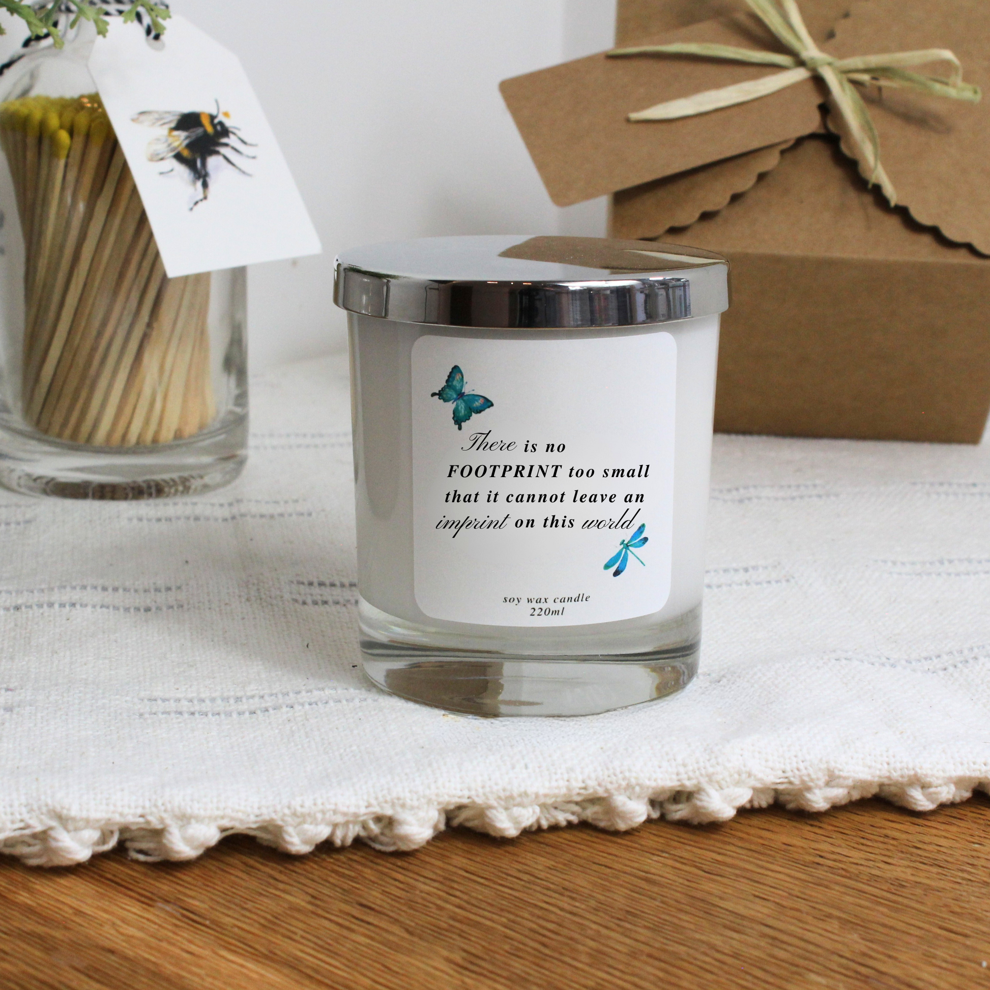 Thoughtful remembrance candle gift for grieving parents and families – Hideaway Home Fragrances