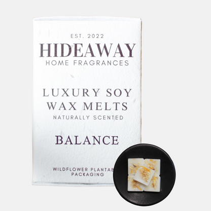 Natural soy wax melts to enhance focus - Hideaway Home Fragrances