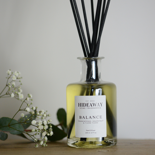 Balance Reed Diffuser to boost focus and elevate your mood - Hideaway Home Fragrances