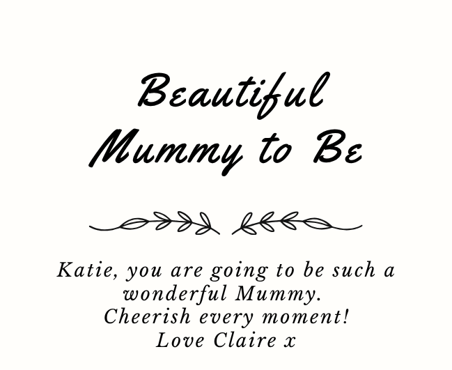 Luxury personalized expectant mother pamper gift set with a sentimental mummy to be tribute candle and reed diffuser, elegantly boxed by Hideaway Home Fragrances.