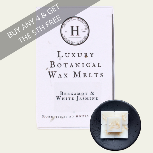 Bergamot & White Jasmine Soy Wax Melts - Hideaway Home Fragrances