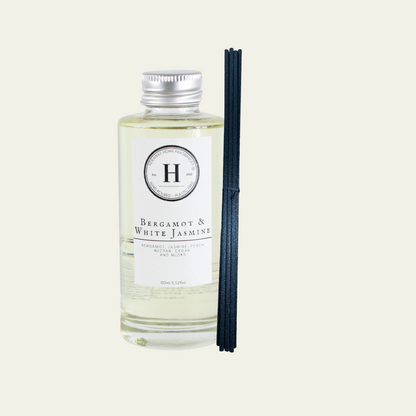 Bergamot & White Jasmine Diffuser Refill - Hideaway Home Fragrances