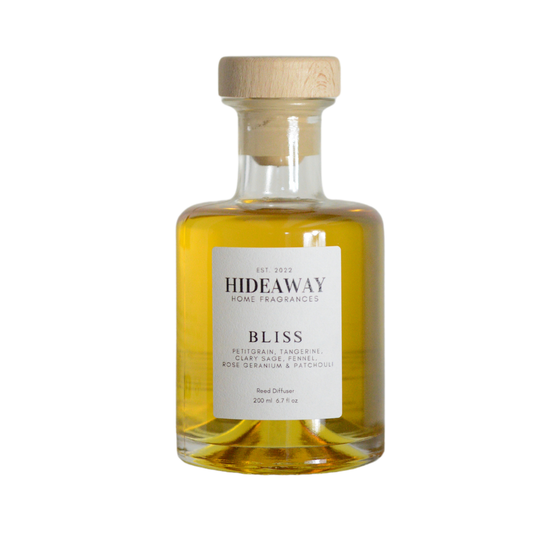 Bliss Reed Diffuser to refresh and relax your space - Hideaway Home Fragrances