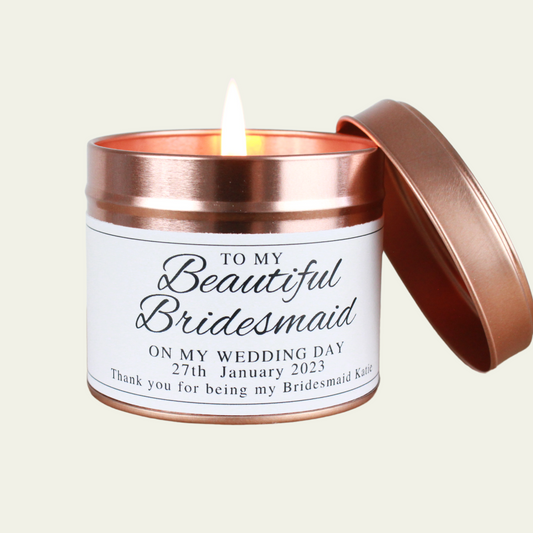 Bridesmaid Thank You Gift - Hideaway Home Fragrances
