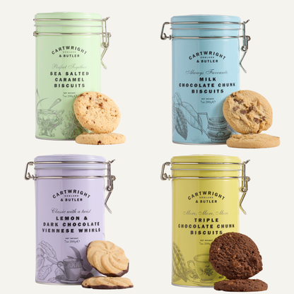 Cartwright & Butler luxury biscuits, classic favourite with rich buttery crunch, perfect for indulgent tea-time treats