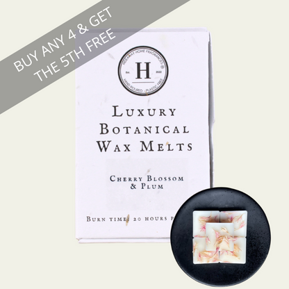Cherry Blossom & Plum Soy Wax Melts - Hideaway Home Fragrances