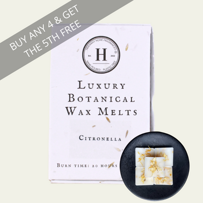 Citronella Soy Wax Melts - Hideaway Home Fragrances