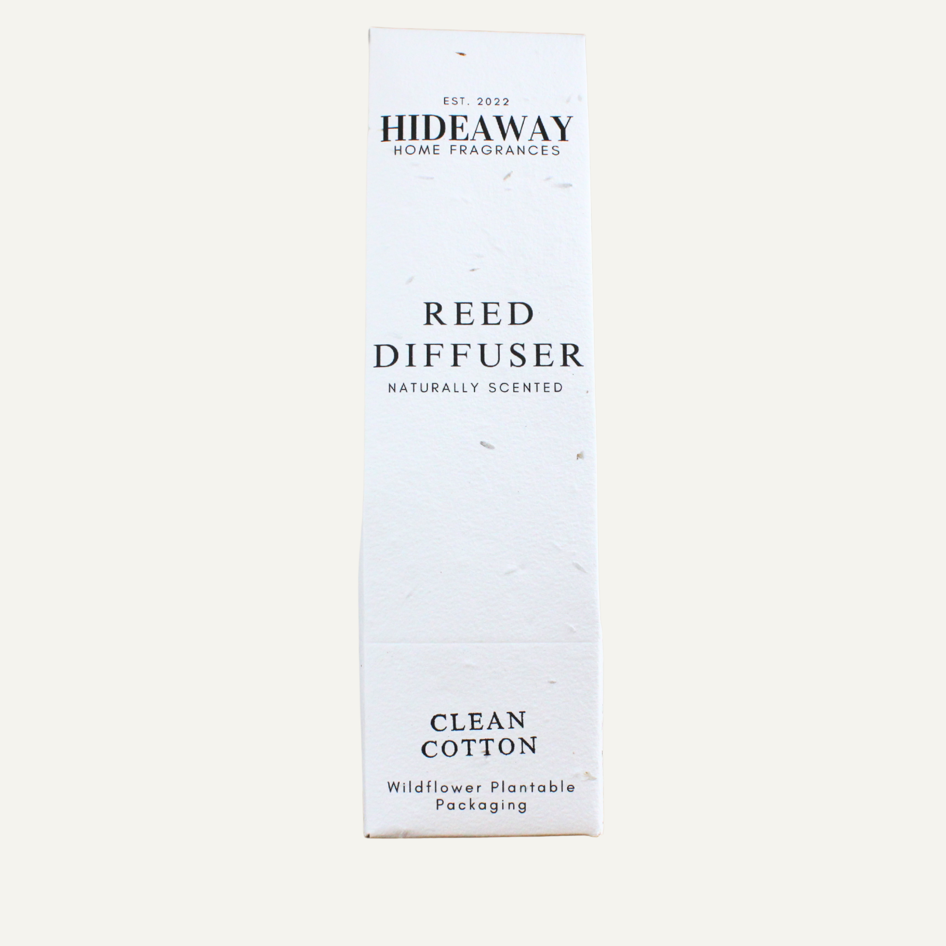 Refined Clean Cotton Diffuser – Clean Breezy Uplifting Blend of Citrus, Florals, and Soft Musk | Hideaway Home Fragrances