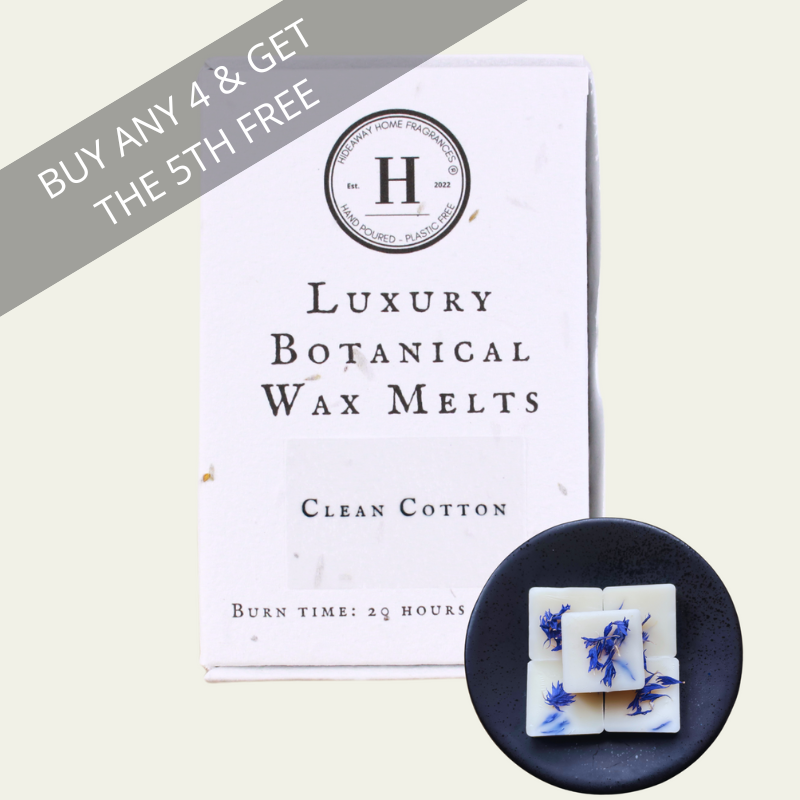 Clean Cotton Soy Wax Melts - Hideaway Home Fragrances