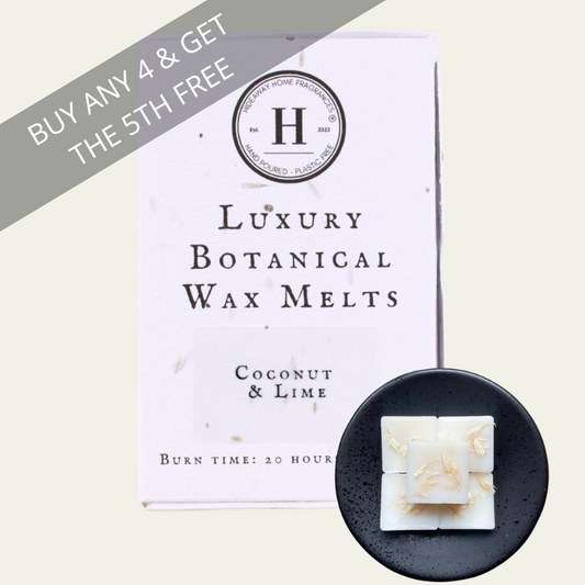 Coconut & Lime Soy Wax Melts - Hideaway Home Fragrances