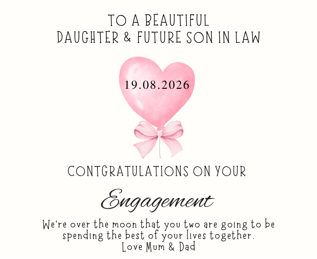 Close up of daughter and son-in-law engagement luxury reed diffuser elegant future Mr and Mrs gift from parents - Hideaway Home Fragrances