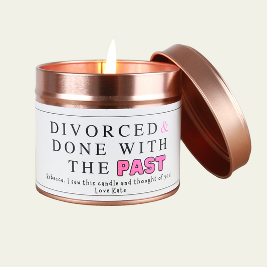 Divorced Candle Gift - Hideaway Home Fragrances