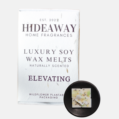 Natural wax melts for an uplifting and energising scent - Hideaway Home Fragrances