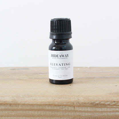 10ml Elevating Essential Oil Blend to promote mental clarity and boost energy - Hideaway Home Fragrances