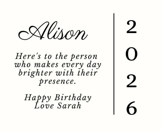 Close up of personalised birth year luxury reed diffuser birthday gift for men or women - Hideaway Home Fragrances