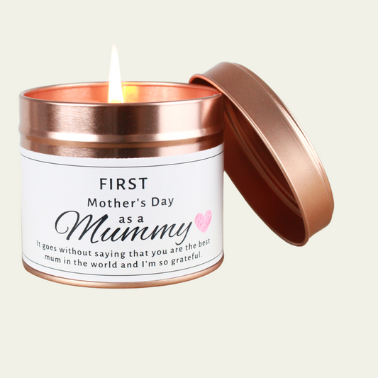 First Mothers Day Keepsake Candle Gift - Hideaway Home Fragrances
