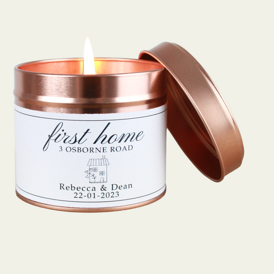 First New Home Gift Candle - Hideaway Home Fragrances