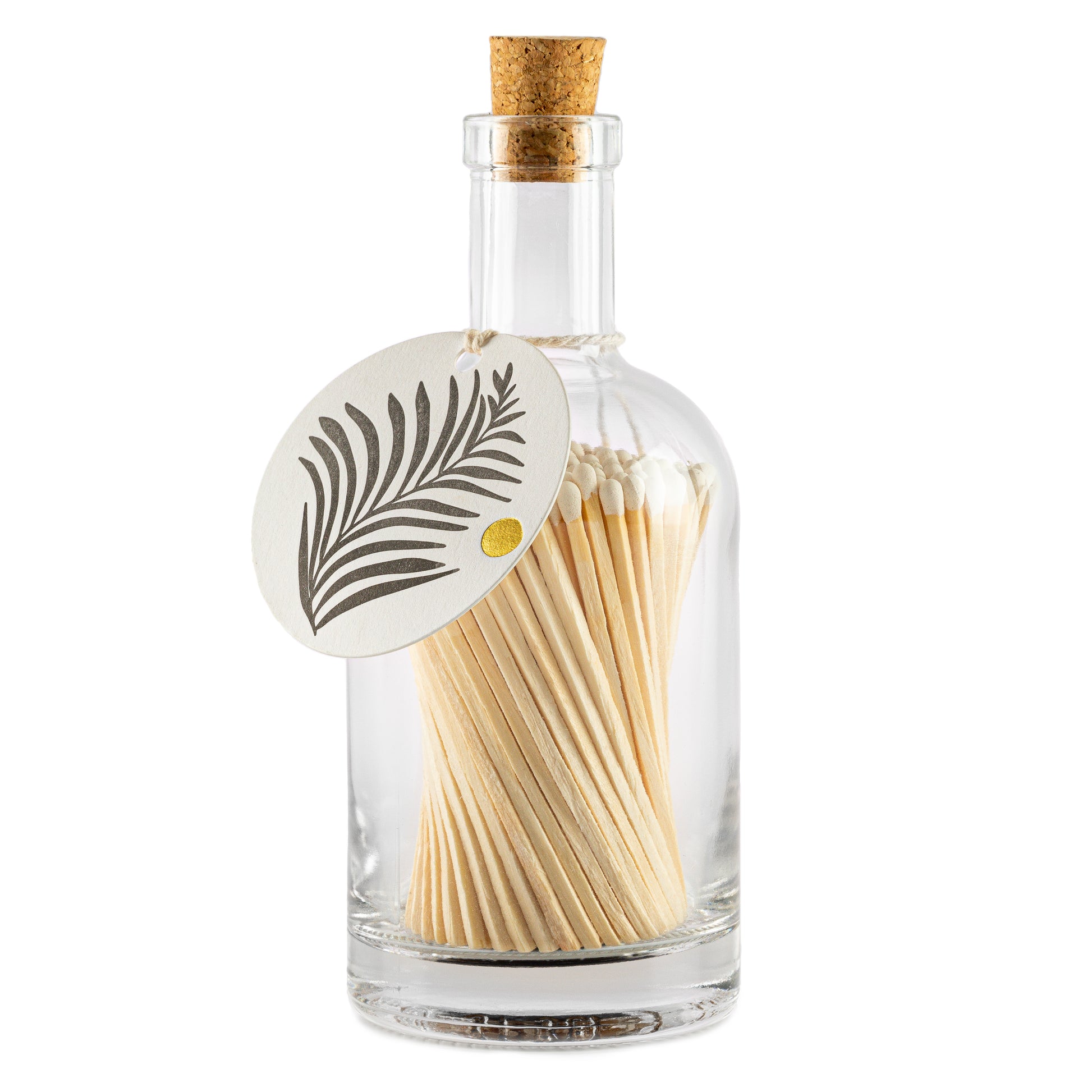 Luxury Fern Match Bottle with 125 premium 100mm matches - Hideaway Home Fragrances