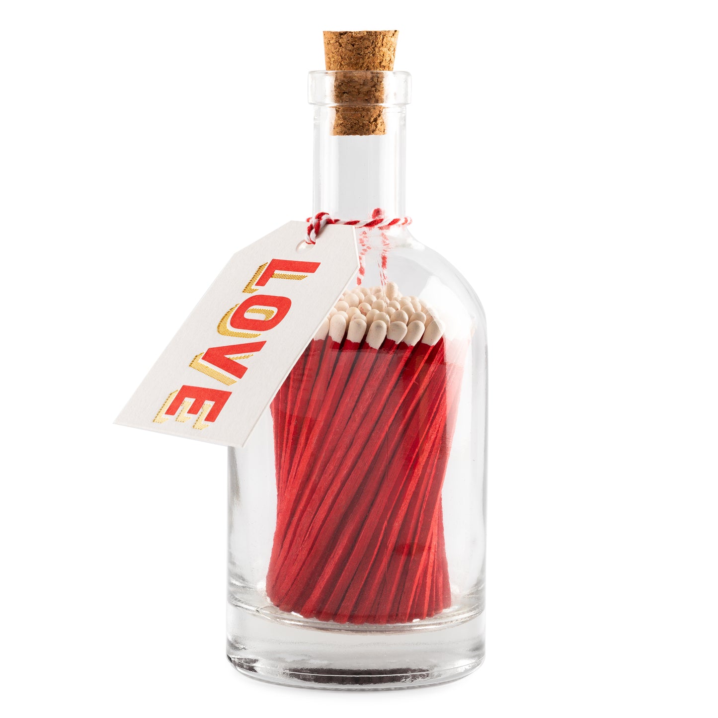 Luxury Love Match Bottle with 125 premium 100mm matches - Hideaway Home Fragrances