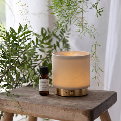 Fragrance notes breakdown for Hideaway Home Fragrances green tomato vines fragrance oil featuring earthy tomato leaves, cassis, orange blossom, and amber.