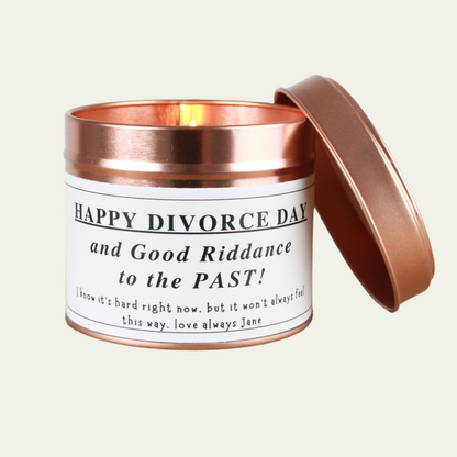 Happy Divorce Day Candle Gift - Hideaway Home Fragrances